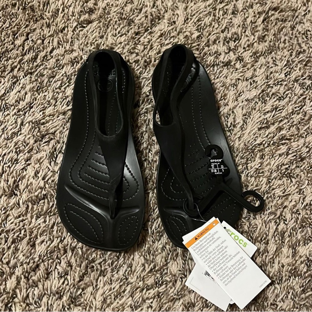 Croc sandals